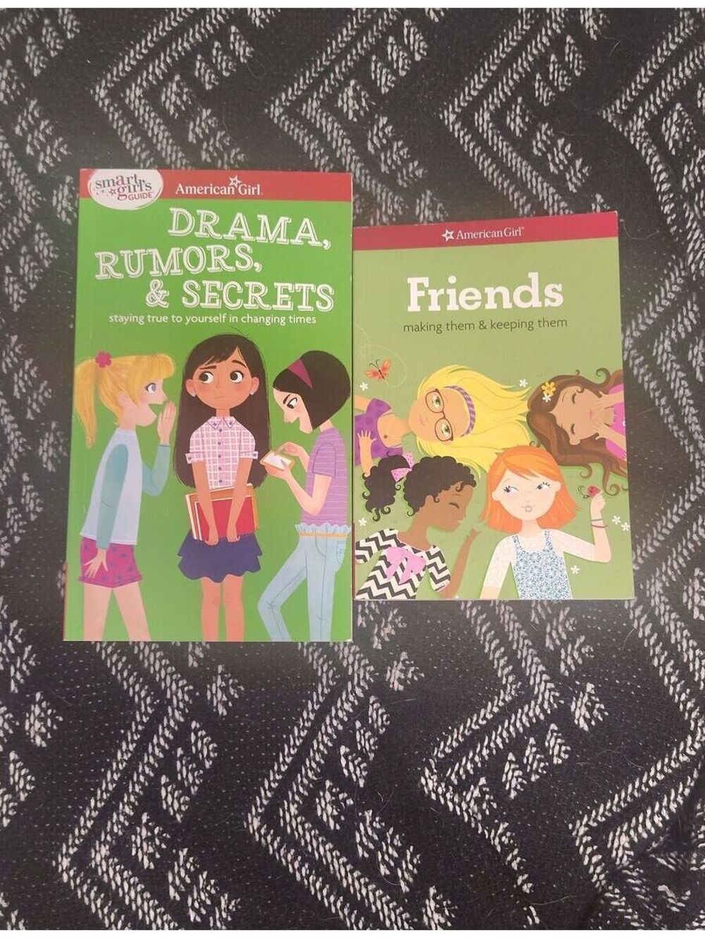 American Girl Friends Drama Rumors Secrets 2 Book Lot Criswell Holyoke